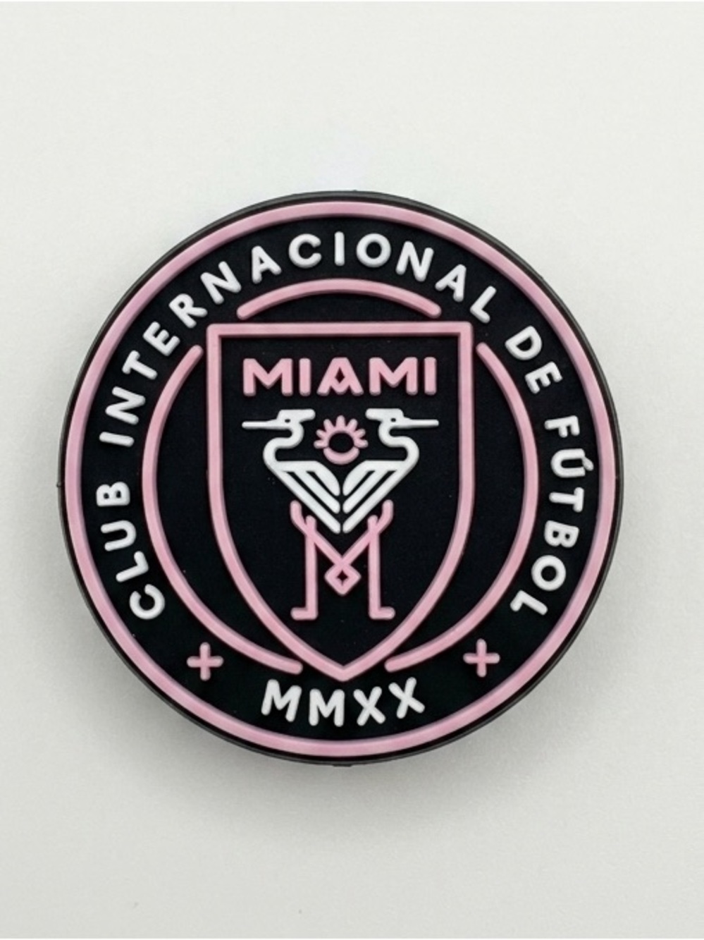 CROCS Miami Club Internacional De Fútbol Black and Pink Shoe Charm